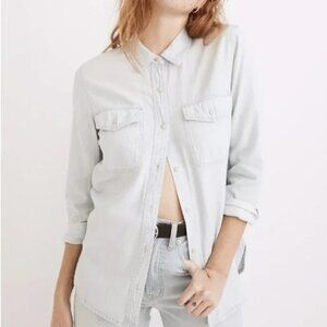 Madewell Plus Denim Button-up Shirt in Barford Wash